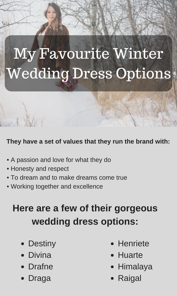 My Favourite Winter Wedding Dress Options Sydney